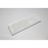 Tastiera da gioco meccanica Ducky zero 6108 rgb bianco puro (bianca, layout us (qwerty), rosso ciliegia mx2a, 100%, LED rgb, pbt doppio scatto, hot swap, 2,4 ghz | bluetooth | usb-c)