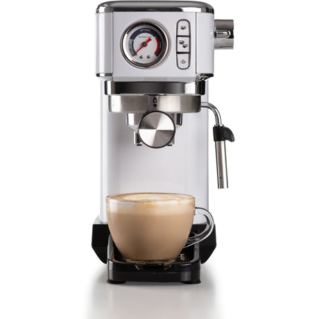 Ariete moderna espresso slim 1381 14 macchina per caffè espresso (bianca)