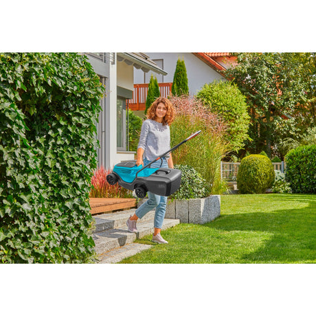 Gardena powermax 30 18v p4a tosaerba singolo a batteria senza batteria, senza caricatore 18 v larghezza di taglio max. 300 mm