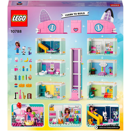 Lego Gabby's Dollhouse Gabby's Dollhouse Toys giocattoli con 4 minifigure e accessori per bambini 4+ - 10788