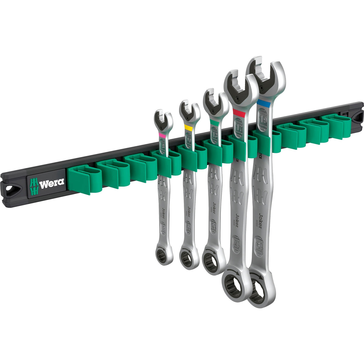 Wera 9631 banda magnetica 6000 joker set di chiavi a cricchetto a 2 poli (5 pezzi)
