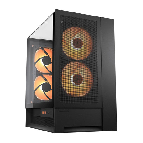 Custodia midi tower Cougar Omnix (nera | 4x USB-A | 2x USB-C | vetro temperato)