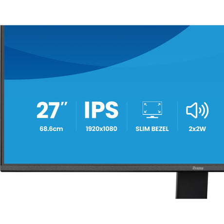 Monitor Iiyama prolite x2791hs-b1 27 (nero (opaco), 120 Hz, HDMI, porta display, audio)