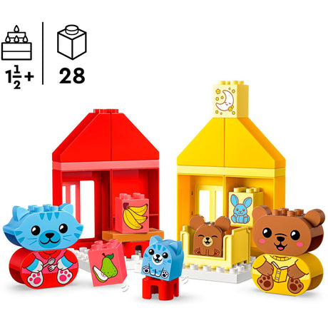 Lego Duplo - Abitudini quotidiane - Giochi da costruzione per mangiare e dormire (10414)