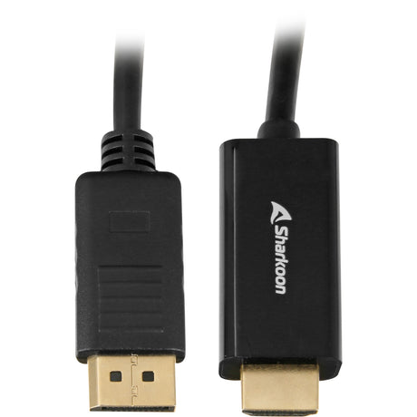 Sharkoon displayport 1.2 > adattatore hdmi (nero, 1 metro, 4k)