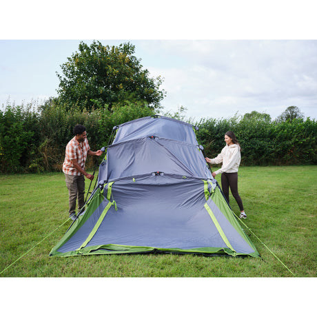 Coleman fastpitch victoria falls 4 tenda oscurante – tenda per 4 persone – montaggio rapido grazie a fastpitch – tecnologia oscurante per camera da letto – verde