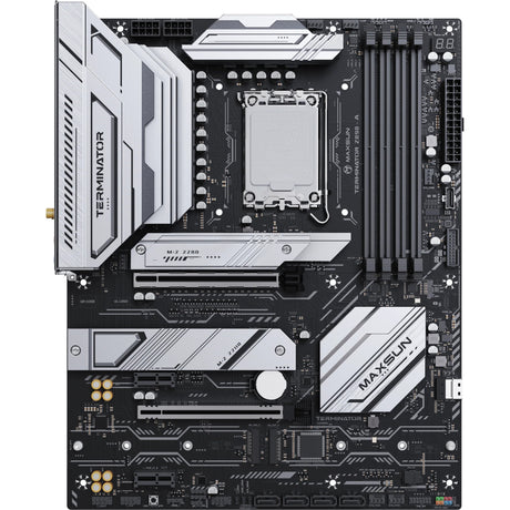 Scheda madre Maxsun MS-Terminator Z890-A WiFi Socket 1851 (nera, RAID, 2,5 GB-LAN, WLAN, BT, audio, ATX)