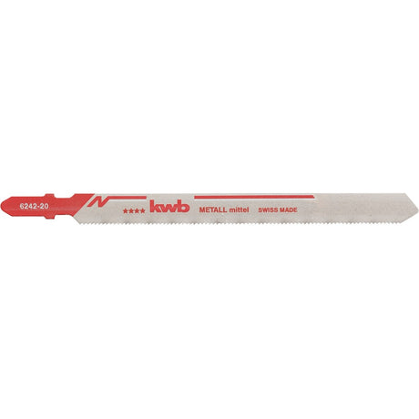 Lame per seghetto alternativo Kwb per la lavorazione dei metalli, attacco a T HSS, extra lunghe 624220 (2 pezzi)