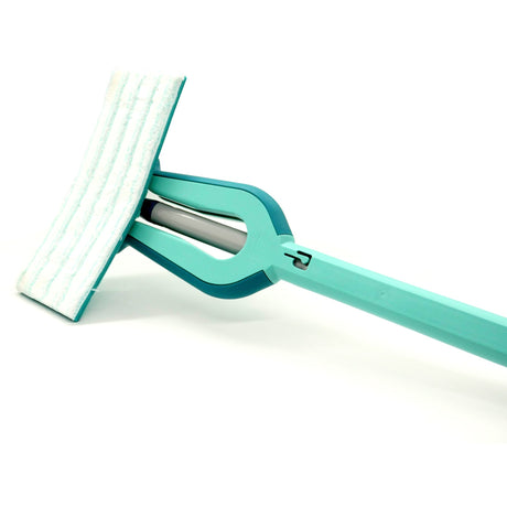 Lavapavimenti Leifheit Picobello s micro duo con manico - larghezza di pulizia 27 cm - turchese - grigio