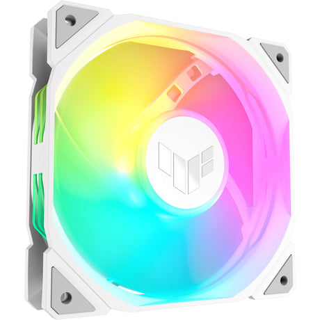 Ventole Asus tuf gaming tr120 argb reverse case (bianco, 3 pezzi, 120 x 120 x 28 mm)