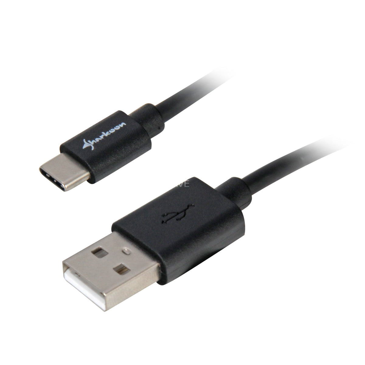 Sharkoon USB-A 2.0 - Cavo USB-C (nero, 3 metri)