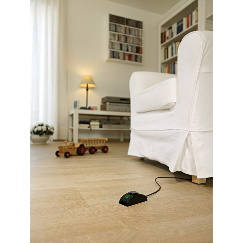 Brennerstuhl Primera-Tec Comfort Switch Plus 19.500 A Multipresa con protezione da sovratensione 7 vie nero 2 m H05VV-F 3G1,5 2 permanenti, 5 commutabili