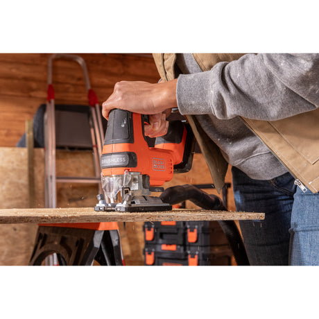 Seghetto alternativo Black+decker blcjs78n-xj 18v (nero arancio, batteria e caricabatteria non inclusi)