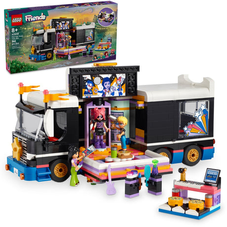 Lego Friends - Giocattolo per la costruzione del bus turistico della pop star (42619)