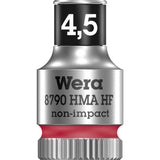 Cintura Wera a 1 set di chiavi a bussola zyklop (nero, 10 pezzi, con funzione di tenuta, con 1 4 -drive)