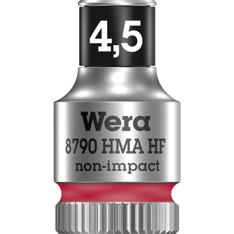 Cintura Wera a 1 set di chiavi a bussola zyklop (nero, 10 pezzi, con funzione di tenuta, con 1 4 -drive)