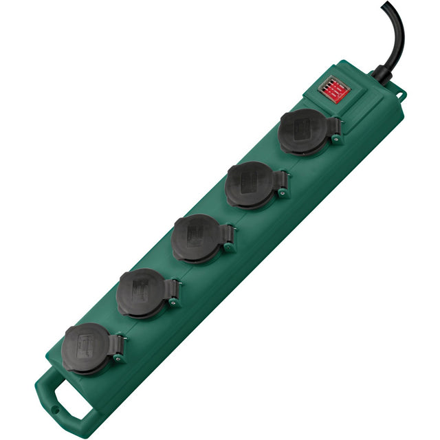Brennerstuhl super-solid SL 554 la presa da giardino IP54 a 5 vie 5m H07RN-F 3G1.5