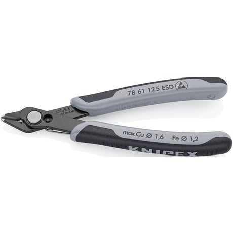 Knipex 78 61 125 esd pinza a taglio laterale 64 hrc 125 mm esd