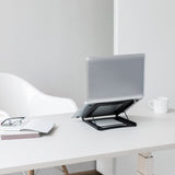 Supporto per laptop Act Connectivity, pieghevole, regolabile in altezza in 5 posizioni (nero)