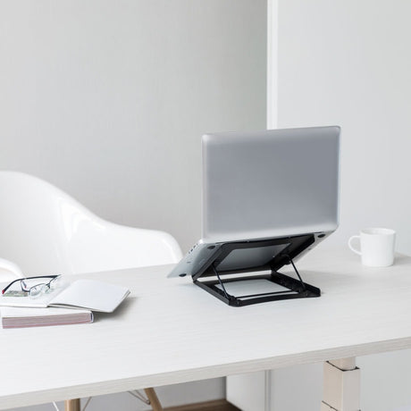 Supporto per laptop Act Connectivity, pieghevole, regolabile in altezza in 5 posizioni (nero)