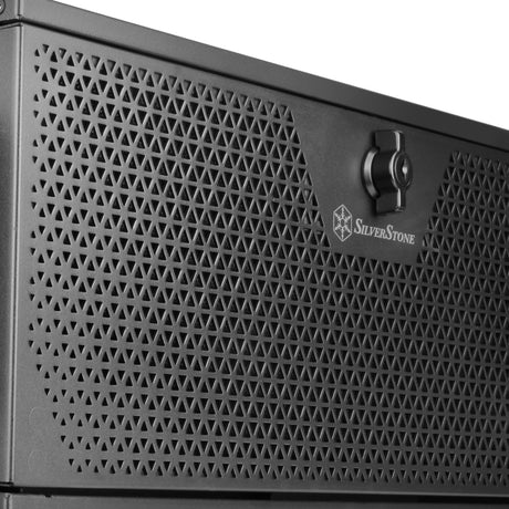 Alloggiamento rack Silverstone rm44 (nero | 4u | usb tipo-c | 2 ventole da 80 mm incluse)