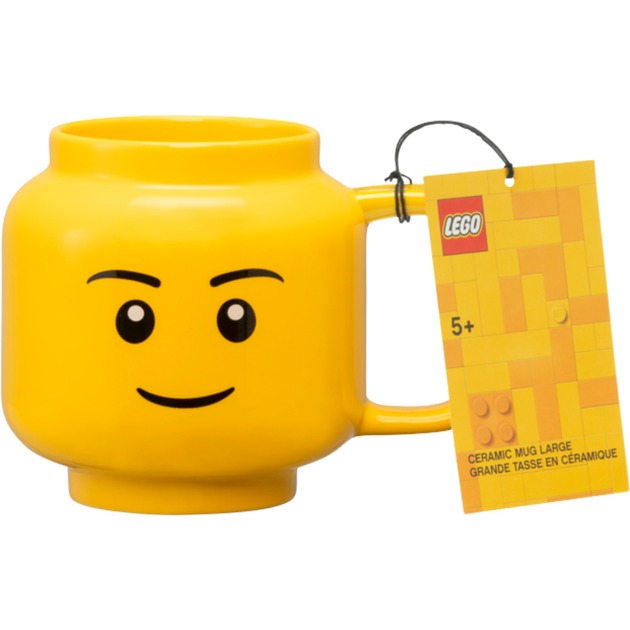 Tazza in ceramica Room Copenhagen Lego - ragazzo, grande (giallo)