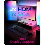 Icy box ib-dk4062-cpd Docking station 12 in 1 (alluminio)