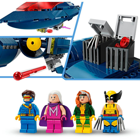 Lego Marvel - X-Men X-Jet giocattolo costruibile (76281)