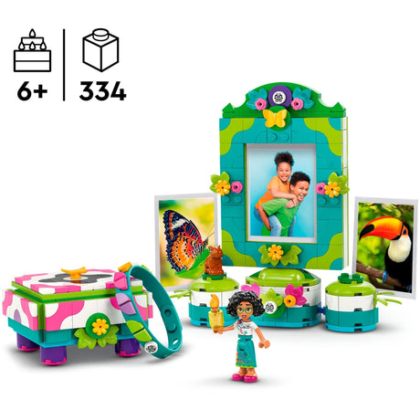 Lego Disney 43239 Mirabels Frame di foto e scatola di gioielli
