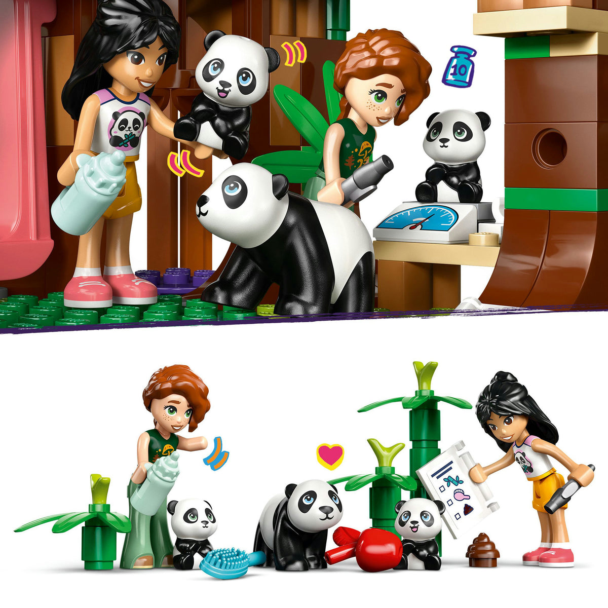 LEGO® Friends il rifugio del panda, set da costruzione, giocattolo - 42648