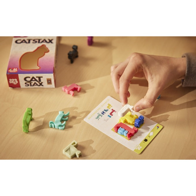 999games 999 games gioco di pensiero cat stax (olandese, 1 giocatore, da 7 anni, 44 compiti)