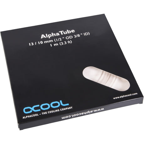 Alphacool alphatube hf 13 10 (3 8 id) - tubo ultra trasparente (trasparente, 1 metro)