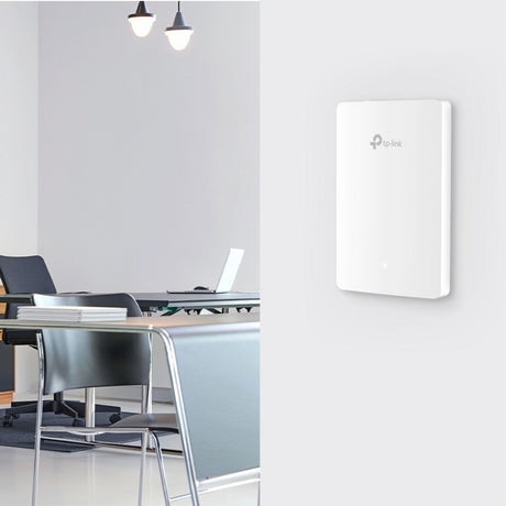 Tp-link omada eap615-wall ax1800 piastra a muro wifi 6 access point (bianco, poe)