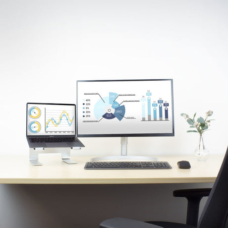 Supporto per laptop Act Connectivity in alluminio (alluminio)