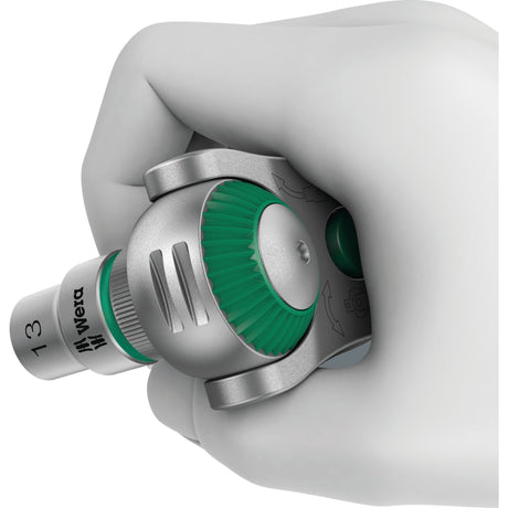 Set di cricchetti Wera 8100 sc 6 zyklop speed, 1 set di strumenti a 2 azionamenti (nero verde, 28 pezzi)