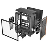 Custodia Antec Flux Midi Tower (nero | 2x USB-A | 1x USB-C | vetro temperato)