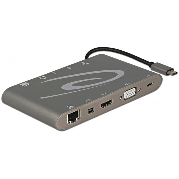 Delock Docking station USB Type-C 3.1 4K 30 Hz (grigio, USB-C, HDMI, SD, USB)