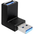 Adattatore USB 3.0 Delock (nero, 90°)