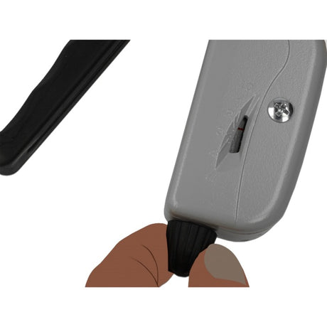 Pinza Delock per fascette per cavi in acciaio inossidabile (grigio nero)