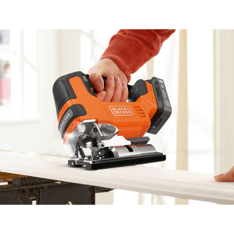 Seghetto alternativo Black+decker blcjs78n-xj 18v (nero arancio, batteria e caricabatteria non inclusi)