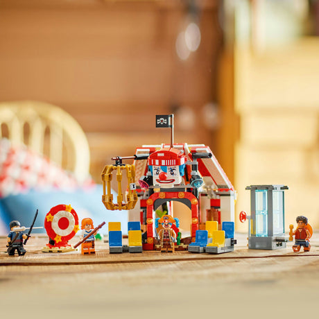 Set da costruzione del tendone da circo LEGO® One Piece con Buggy The Clown - 75637