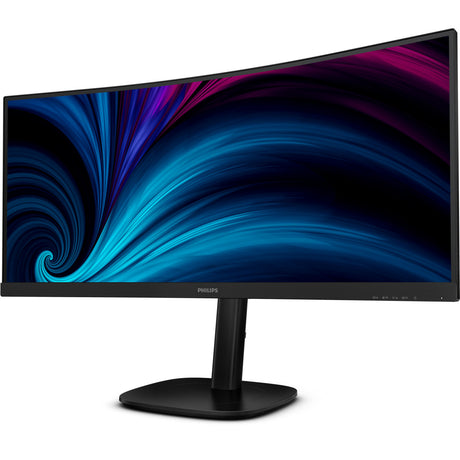 Monitor ultrawide curvo Philips 34b2u3600c 34 (nero, HDMI, porta display, 4x USB-A, USB-B, USB-C, RJ-45)