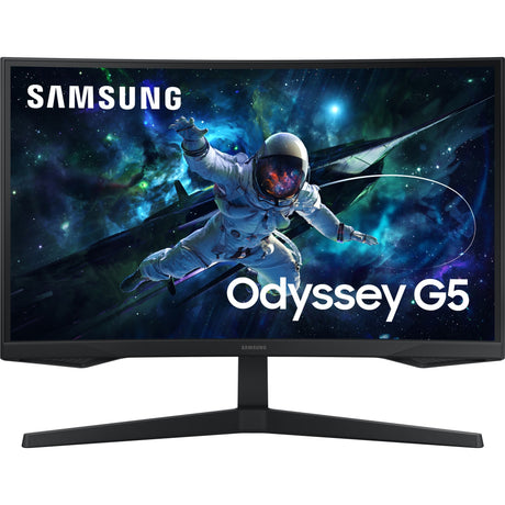 Monitor da gioco curvo Samsung Odyssey G5 G55C 27 (nero, HDMI, DisplayPort, 165 Hz)