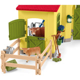 Il mondo della fattoria Schleich - Grande stalla, miniatura gialla