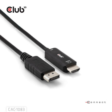 Cavo adattatore Club 3D DisplayPort 1.4 a HDMI 4K60Hz (nero, HDR M M 2 m)