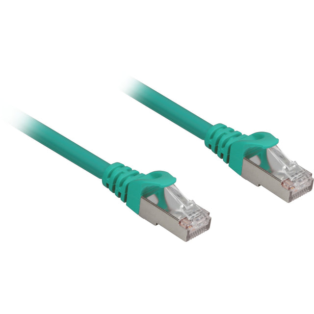 Cavo di rete Sharkoon SFTP, RJ-45 con Cat.6a (verde, 0,5 metri, senza alogeni)