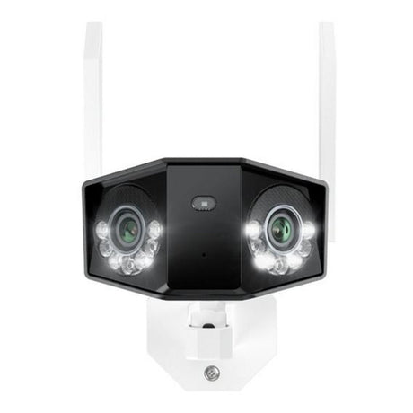 Reolink w750, fotocamera Wi-Fi 6 dual-band da 16 MP con doppio obiettivo (bianco, vista panoramica a 180°)