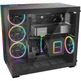 Silenzio! alloggiamento big tower base luminosa 900 dx (nero | 2x USB-A | 1x USB-C | RGB | finestra)