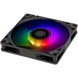 Ventola per case Silverstone air slimmer 90 argb (nera, 92 x 92 x 15 mm, pwm)