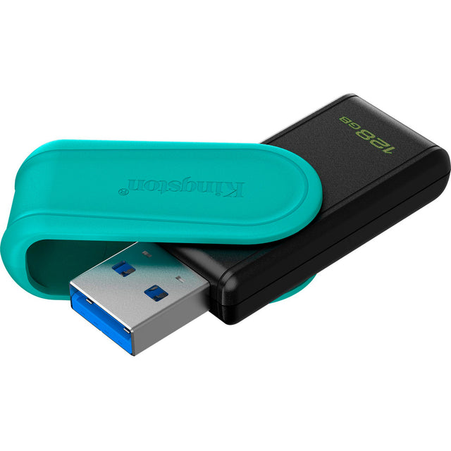 Chiavetta USB Kingston Data Traveller Exodia S 128 GB (nero azzurro, DTXS 128 GB)